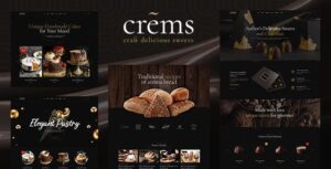 Crems Bakery, Chocolate Sweets & Pastry WP Theme