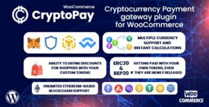 CryptoPay WooCommerce Cryptocurrency Payment Plugin