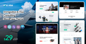 Evisa Immigration and Visa Consulting WP Theme