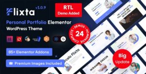 Flixta Personal Portfolio WP Theme