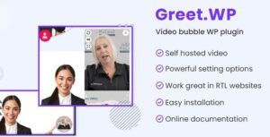 Greet.wp Video bubble WP plugin