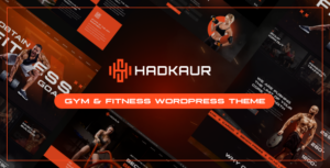 Hadkaur Fitness and Gym WP Theme