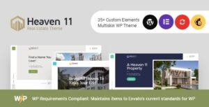 Heaven11 Property & Apartment Real Estate WP Theme