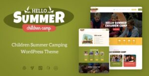 Hello Summer A Children Camp WP Theme