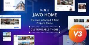 Javo Home Real Estate, Property WP Theme