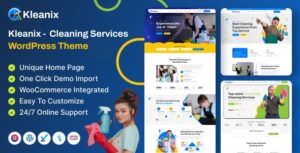 Kleanix Cleaning Service WP Theme