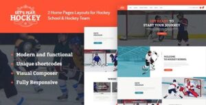 Let’s Play Hockey School & Sport WP Theme