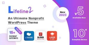 Lifeline 2 An Ultimate Nonprofit WP Theme for Charity, Fundraising and NGO Organizations