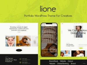 Lione Personal Portfolio for Creatives Theme