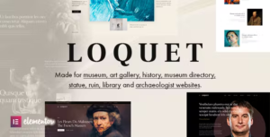 Loquet Museum & History WP Theme