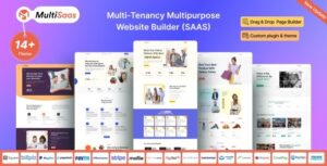 MultiSaas Multi-Tenancy Multipurpose Website Builder (Saas)