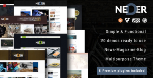 Neder WP News Magazine and Blog Theme