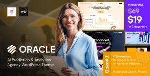 Oracle AI Prediction & Analytics Agency WP Theme