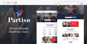 Partiso Political WP Theme for Party & Candidate