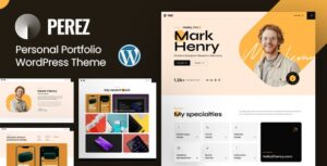 Perez Personal Portfolio WP Theme