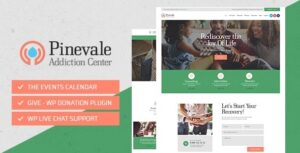 Pinevale Addiction Recovery and Rehabilitation Center WP Theme