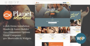 Planet Shakers Church & Religion WP Theme