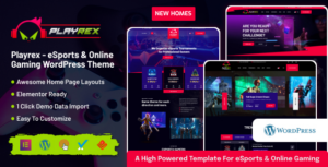 Playrex eSports & Gaming Clan News WP Theme