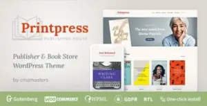 Printpress Book Publishing WP Theme