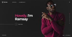 Ramsay Personal CVResume WP Theme