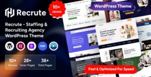 Recrute Staffing & Recruiting Agency WP Theme