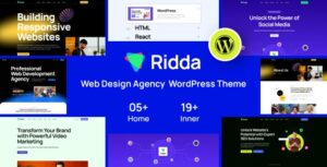 Ridda Web Design Agency WP Theme