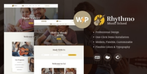 Rythmo Music School WP Theme
