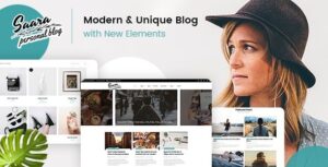 Saara Minimal Blog WP Theme