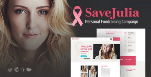 Save Julia Donation & Fundraising Charity WP Theme