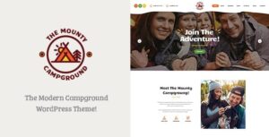 The Mounty Hiking Campground & Children Camping WP Theme