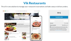 Vik Restaurants Pro for WP