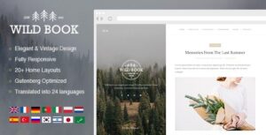 Wild Book Vintage, Elegant & Summer WP Theme