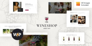 WineShop Food & Wine Online Delivery Store WP Theme