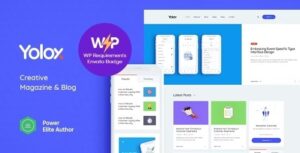 Yolox Modern WP Theme for Business & Startup