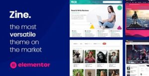 Zine Website Builder WP Elementor Theme