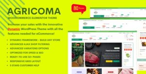 Agricoma Organic Food Grocery WooCommerce Theme
