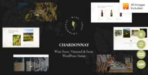 Chardonnay Wine Store & Vineyard WP Theme