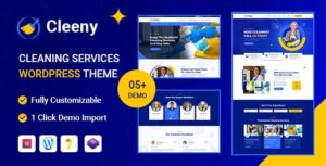 Cleeny Cleaning Services & Repair Company WP Theme