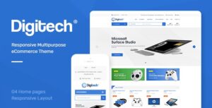 Digitech Technology Theme for WooCommerce WP