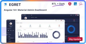 Egret Angular 4 + Material Design Admin Dashboard Template
