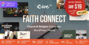 Faith Connect Religion & Church WP Theme