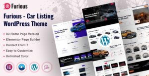 Furious Car Listing WP Theme