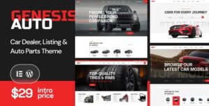 GenesisAuto Car Dealer & React Listing WP Theme