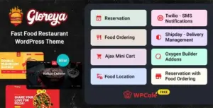 Gloreya Fast Food WP Theme