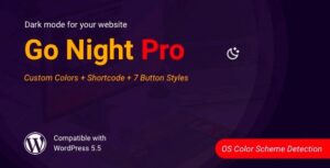 Go Night Dark Mode WP Plugin