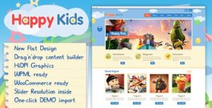 Happy Kids Children WP Theme