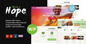 Hope Non-Profit, Charity & Donations WP Theme + RTL