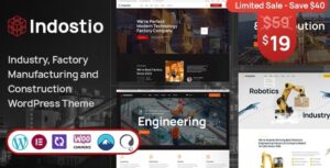 Indostio Factory and Manufacturing WP Theme