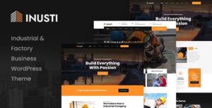 Inusti Factory & Industrial WP Theme