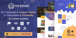 IvyPrep Education & School WP Theme
